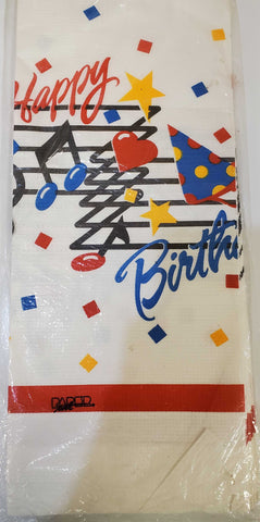 Paper Art XL Musician Birthday tablecover