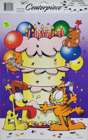 Paper Art Centerpiece - Self Standing Garfield Party Decoration