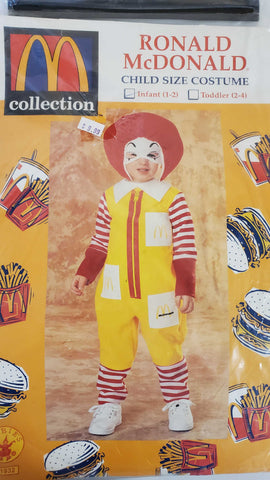 Rubies McDonalds Collection - Ronald McDonald Child Size Costume - Infant