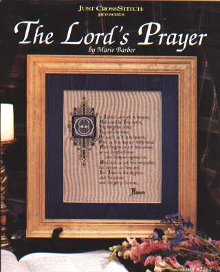 Just Crosstitch The Lord's Prayer cross stitch leaflet **LAST ONE**