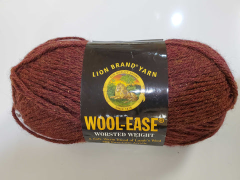Lion Brand Yarn Wool-Ease Chesnut Heather
