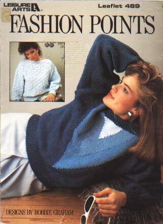 Fashion points Echelon and lattice pullover to knit and crochet 489