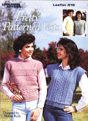 Pretty patterned vests to knit and crochet 519
