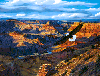 Grand Canyon Freedom Jigsaw Puzzle By Sunsout - 500 Pieces *Last One*