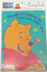 Disney Pooh Thank-You Notes - 8 Pack