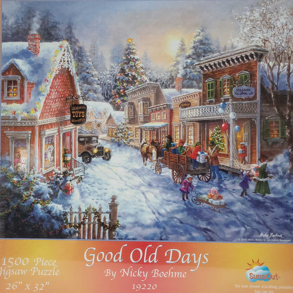 Good Old Days Jigsaw Puzzle By Sunsout - 1500 Pieces *Last One*