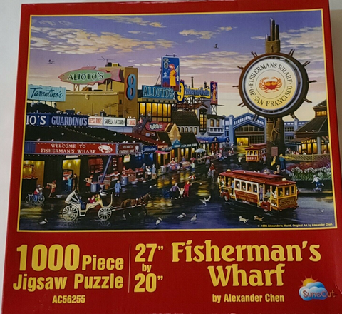 Fishermans Wharf Puzzle By Sunsout - 1000 Pieces *Last One*