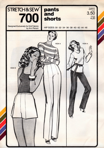 PANTS & SHORTS, hip sizes 30-46, Great CONSIGNED & AS-IS product, is uncut, stored in smoking environment, vintage pattern.  700