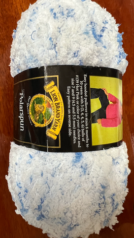 Polarspun Soft Chunky Yarn Lion Brand Iced Blue