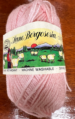 Lane Borgosisia dal 1850 100% acrylic yarn pink Color 1151