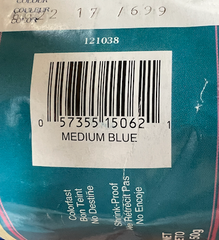 Bernat softee chunky No Dye Lot medium blue yarn Color 6622
