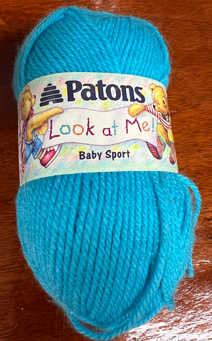 Look at me baby sport by Patons, 60% acrylic yarn Col 6360