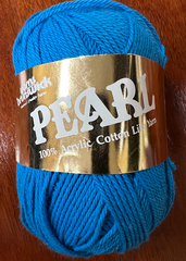 Pearl Brunswick Acrylic Ball Yarn Color: 5982 Azure