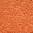 Seed Beads Tangerine #00423 Opaque Rainbow 11/0 ( 2.5 mm ) 4.54 grams