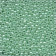 Seed Beads Light Green #00525 Opaque Luster 11/0 ( 2.5 mm ) 4.54 grams