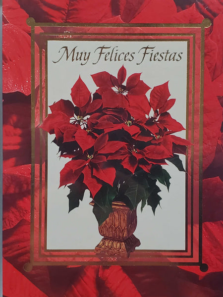 Carlton Cards - Santa's Workbench Muy Felices Fiestas Cards - 18 count