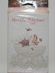 American Greetings Meet Our Baby Girl Invitations - 8 count