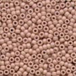 2.25 GRAMS Antique Seed Beads Coral Reef #03018 Matte Color 11/0 2.5mm