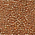 2.25 GRAMS  Antique Seed Beads Antique Ginger #03038 Gold Luster 11/0 2.5mm
