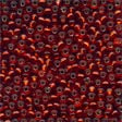 2.25 GRAMS Antique Seed Beads Rich Red #03049 Silverlined 11/0 2.5mm