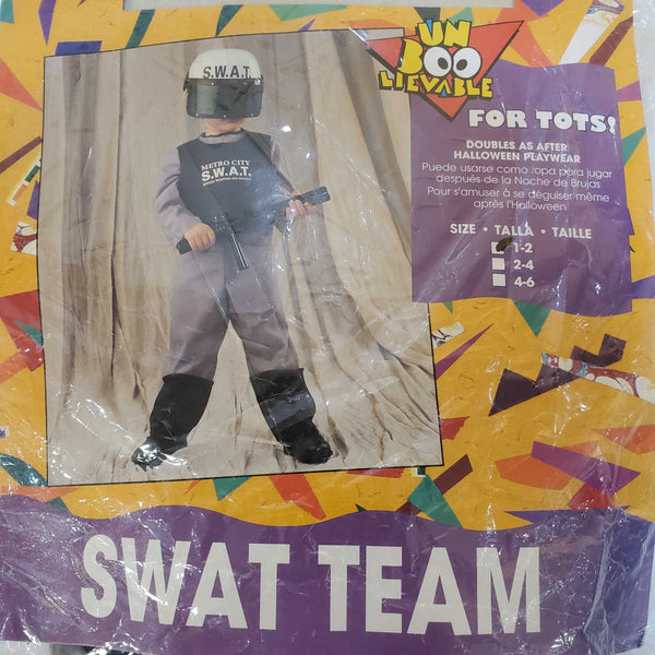 Un-Boo-Lievable for Tots Swat Team Costume - Toddler (Ages 3-4)