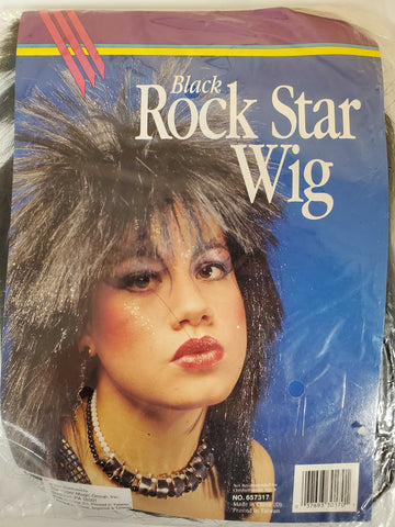 Black Rock Star Wig