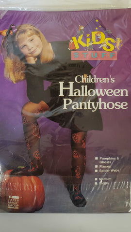 KIDS STUFF - Children's Halloween Pantyhose - Flames