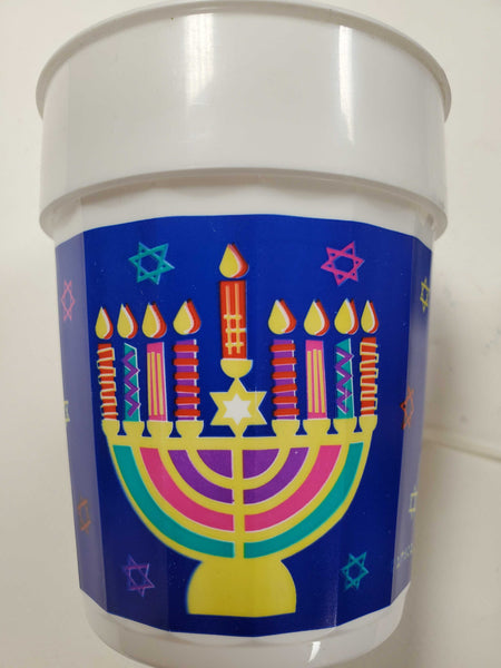 Amscan Menorah Plastic Hanukkah Cup