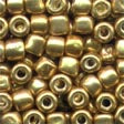 Pebble Beads Old Gold #05557 Galvanized 3/0 5.5 mm