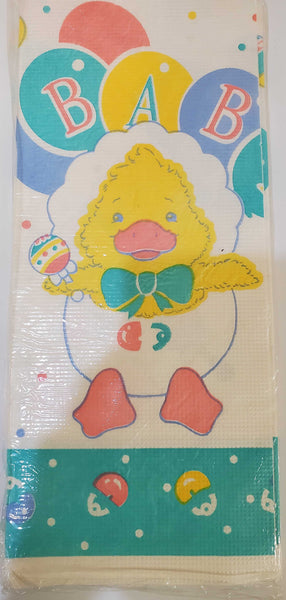 Paper Art Just Ducky Baby Table Cover