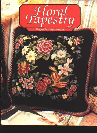 Just Crosstitch floral tapestry cross stitch leaflet LAST ONE