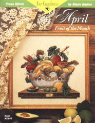 Just Crossstitch April fruit of the month cross stitch leaflet 2147