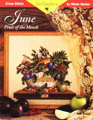 Just Crossstitch June fruit of the month cross stitch leaflet, 2212