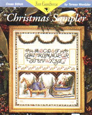 Just Crossstitch Christmas sampler cross stitch booklet 2216