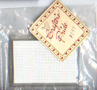 Happy Frame with 14ct vinyl weave cross stitch fabric