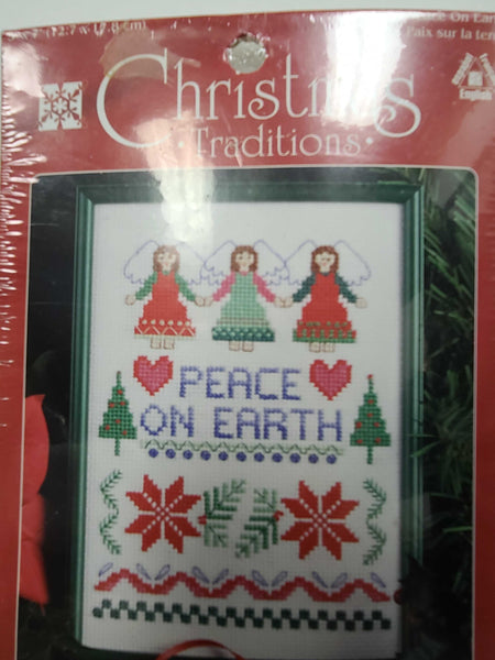 Christmas peace of earth cross-stitch