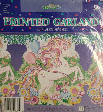 Amscan Printed Garland Unicorn