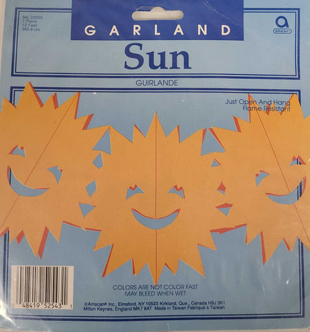 Amscan Happy Sun Garland