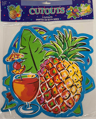 Amscan Tropical Pineapple and Drink Cutouts
