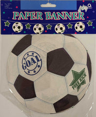 Amscan Soccer Paper Banner
