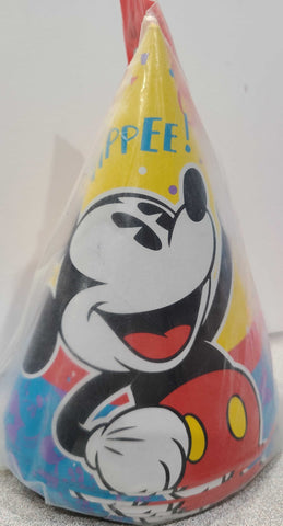 Party Express Mickey Mouse Party Hats - 8 count