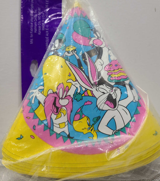 Party Express Looney Toons Party Hats - 8 count