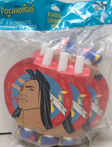 Party Express Disney's Pocahontas 8 Medallion Blowouts