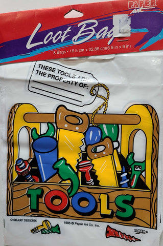 Paper Art Tool Themed Loot Bags - 8 count