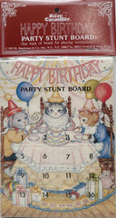Kitty Cucumber Happy Birthday Party Stunt Board