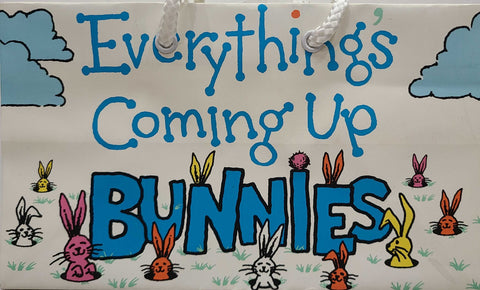 Peacock Papers Everything Coming Up Bunnies Gift Bag