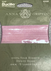 Anna Griffin Dusty Rose Silk Ribbon