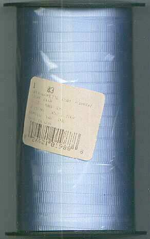 Poly curling ribbon LIGHT BLUE 9/16 inch by 500 yards