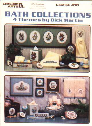Bath collections, 4 themes to cross stitch 410