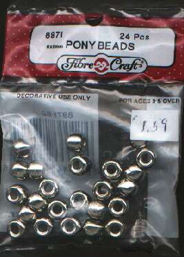 Fibre Crafts pony beads 8971 24 pcs.